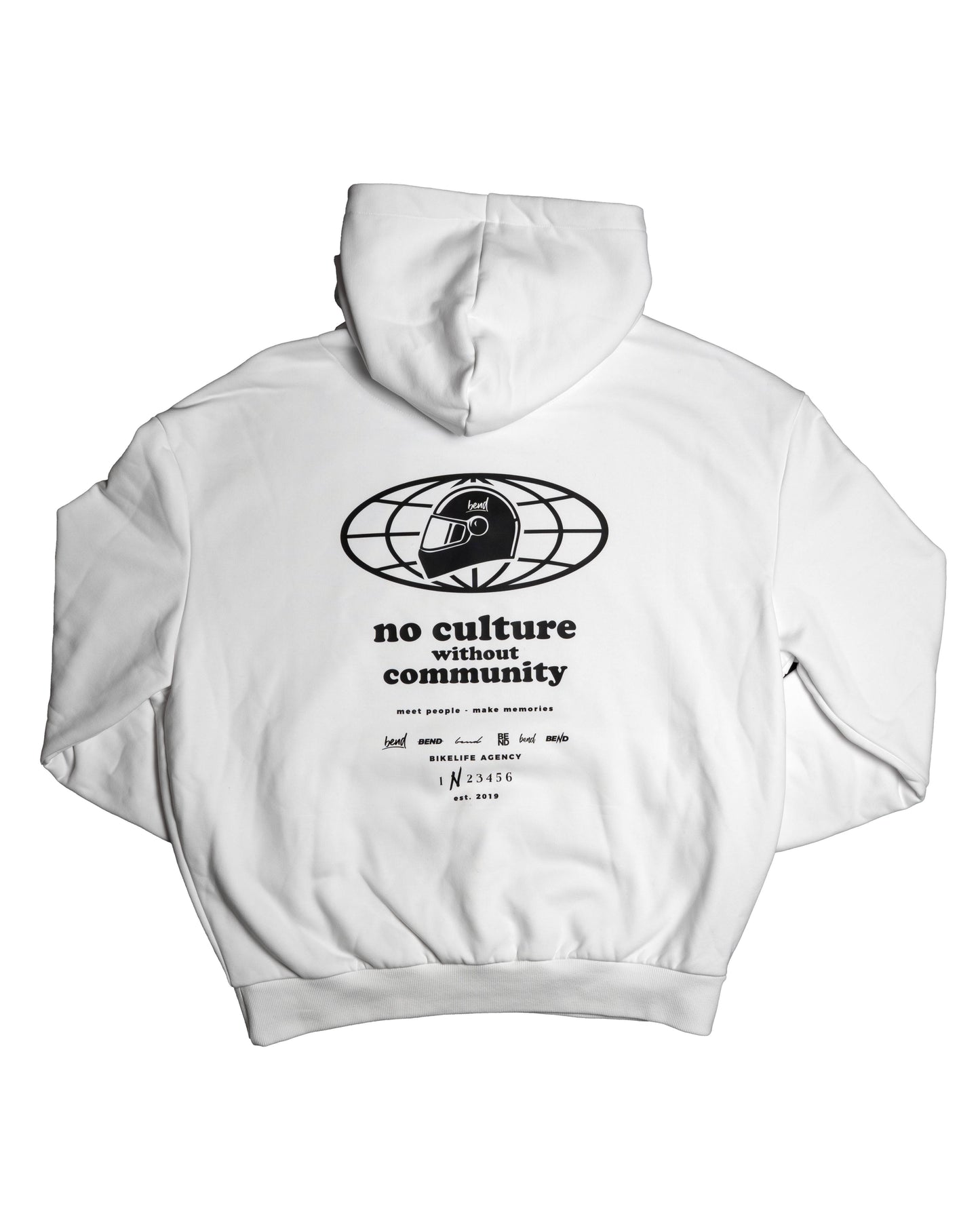 CMNTY Oversize Hoodie WHITE