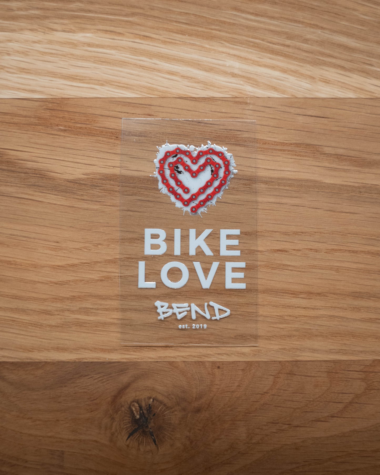 Bike Love Sticker Hoch