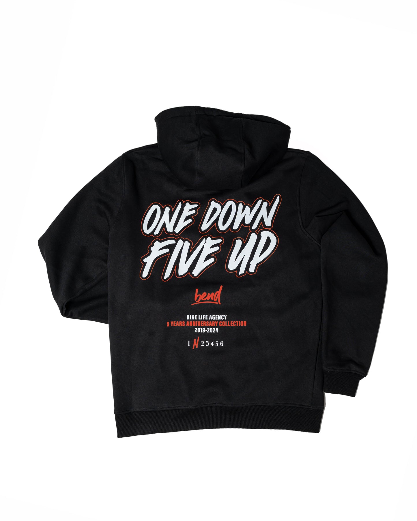 5 Years Anniversary Hoodie Fiesta Red