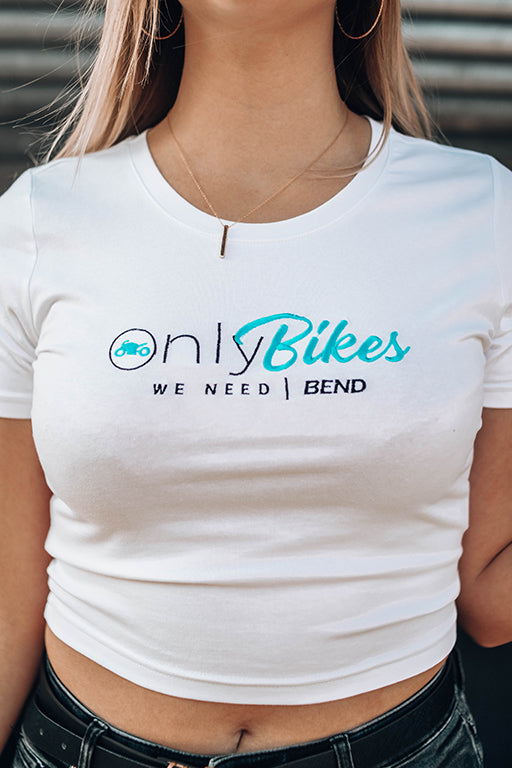 BEND I OnlyBikes CropTop White