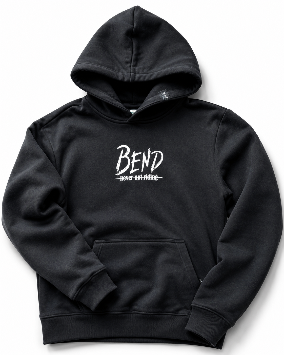 Never Not Riding Hoodie Black