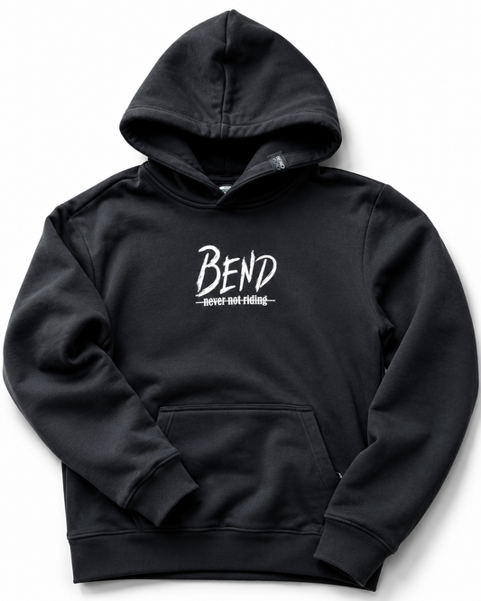 Never Not Riding Hoodie Black