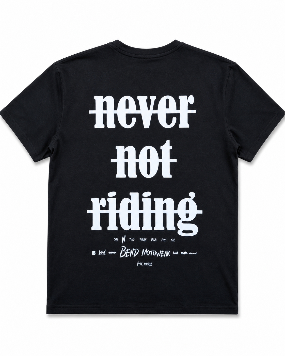 Never Not Riding OverSize Shirt Black
