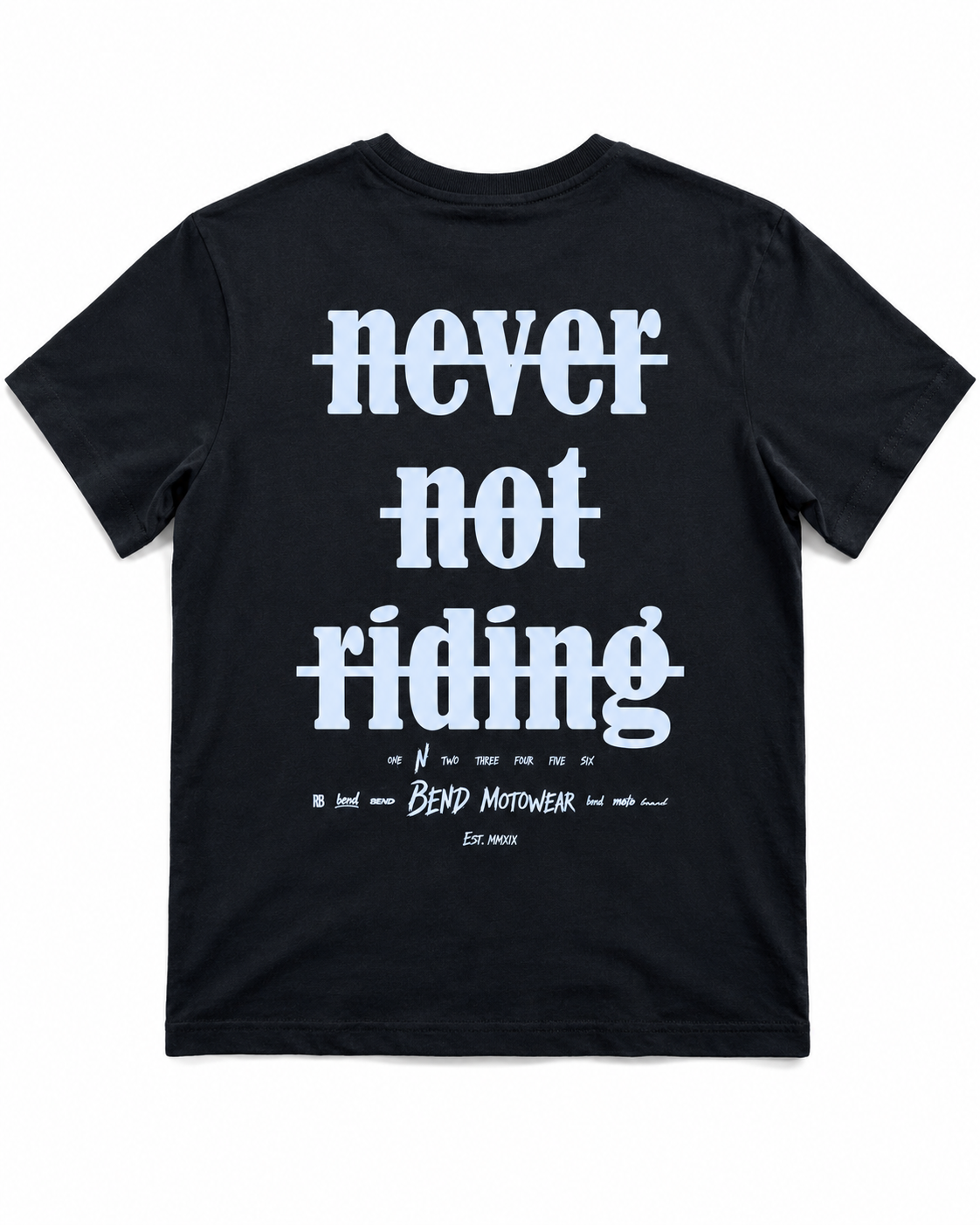 Never Not Riding Women Shirt Black