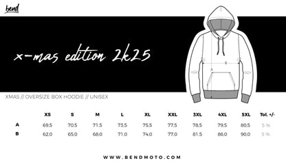 X-Mas Hoodie "Dear Santa" Oversize