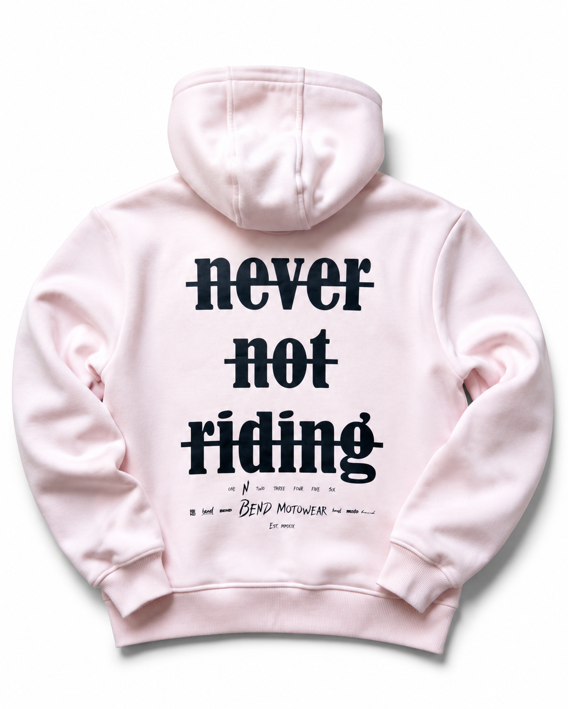 Never Not Riding Women Hoodie Rosa