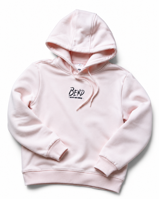 Never Not Riding Women Hoodie Rosa